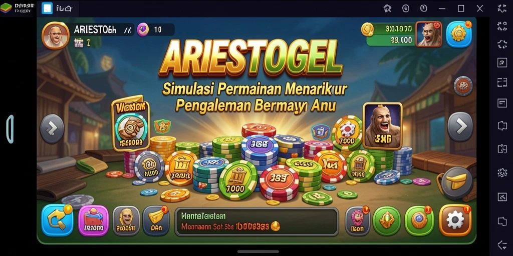 Tampilan gameplay seru dan interaktif di ARIESTOGEL.
