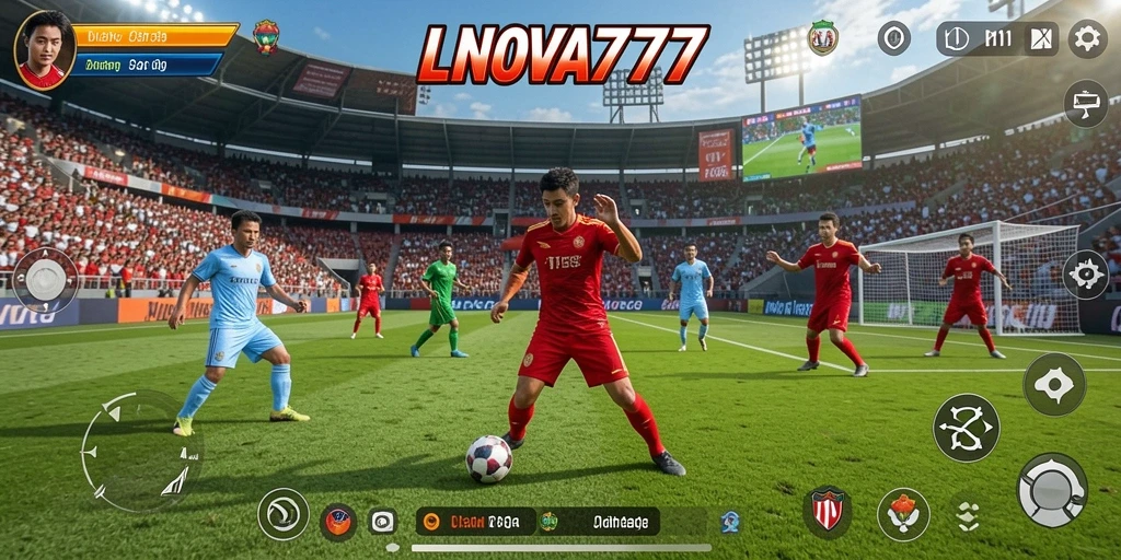 Tampilan menarik dari gameplay LNOVA777 dalam aksi olahraga.