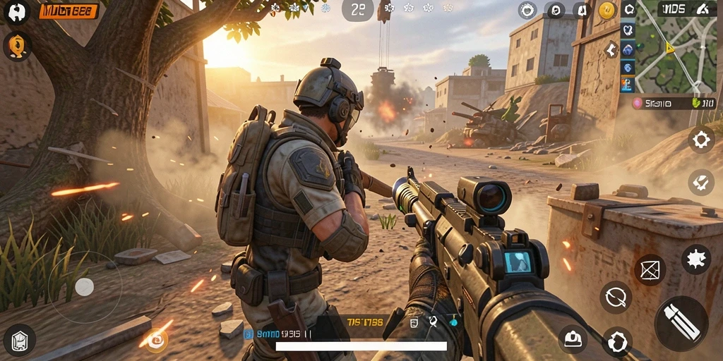 Gameplay MDG188 menampilkan pertempuran TPS yang mendebarkan dan taktis.