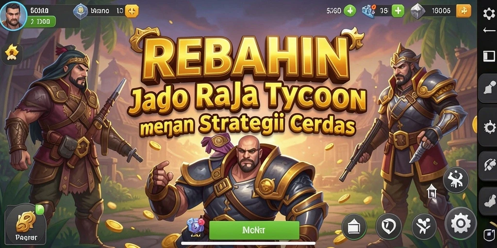 Screenshot gameplay <strong>REBAHIN</strong> yang menunjukkan keseruan membangun bisnis.