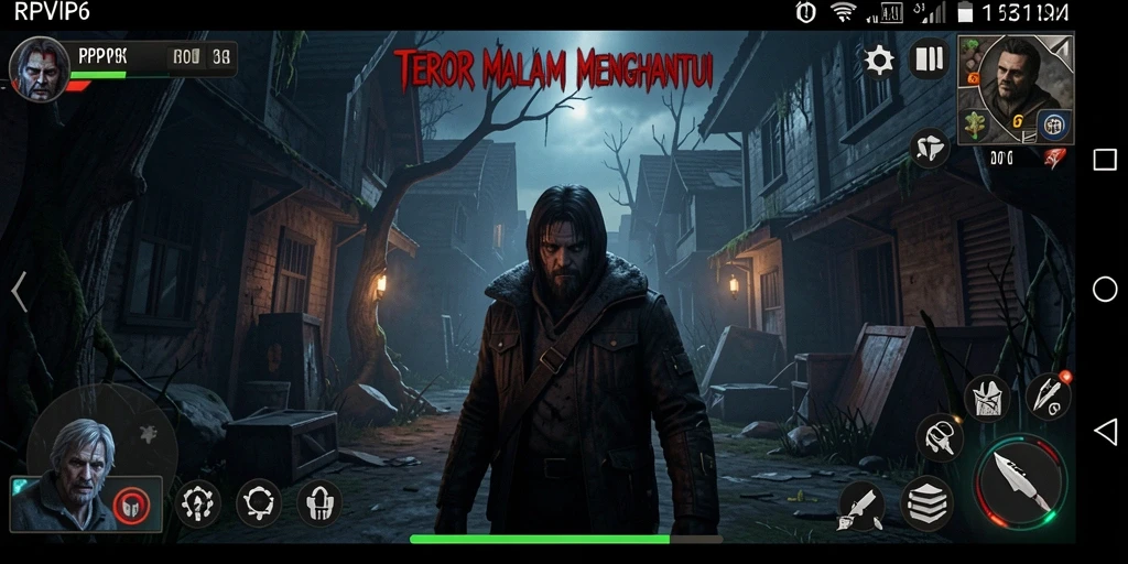 Tangkapan layar menampilkan suasana gameplay menegangkan di RPVIP6.