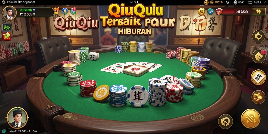 Gameplay QiuQiu di RR33 yang seru dan mengasyikkan.