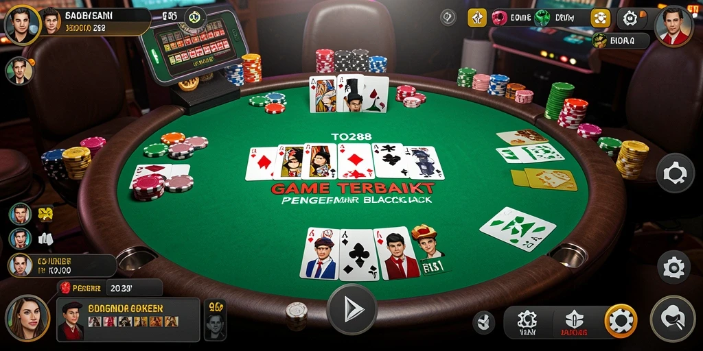 Screenshot TO288 menampilkan gameplay seru dalam permainan Poker.