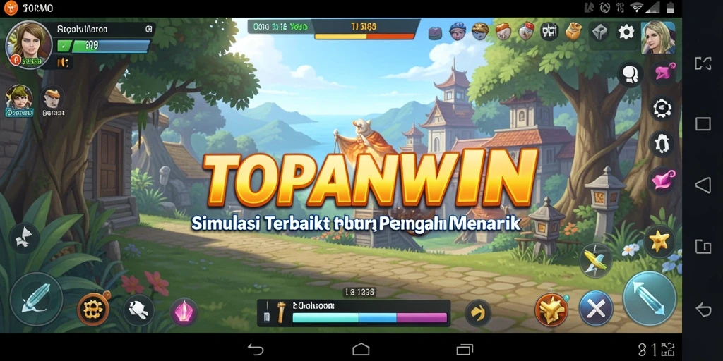 Tampilan dinamis gameplay TOPANWIN yang menakjubkan.